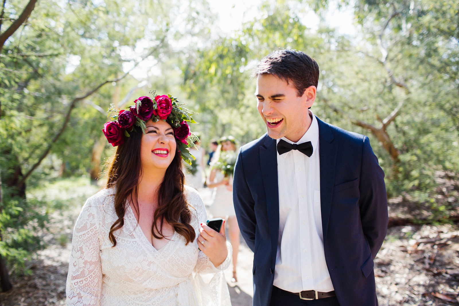 Pop & Scott natural, fun Melbourne Wedding