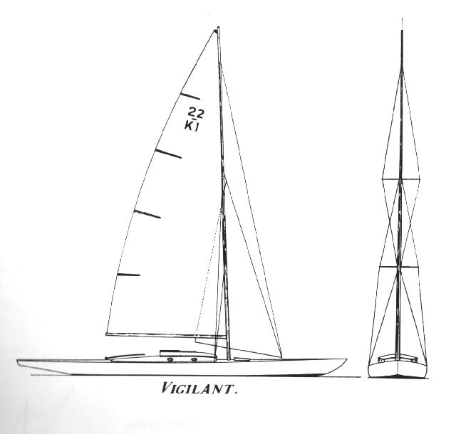 ....Uffa Fox design Vigilant, 1930. Skerrycruiser 22..Uffa Foxin suunnittelema 22 luokan saaristoristeilijä Vigilant, 1930.... 