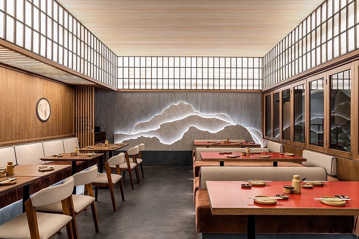 Sushi Kaiyo Feature Wall