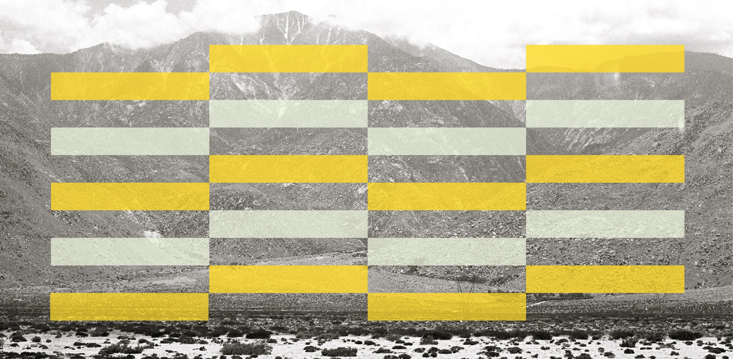 Ryan Snow Desert Mountains with Rectangles, Palm Springs 2012.jpg