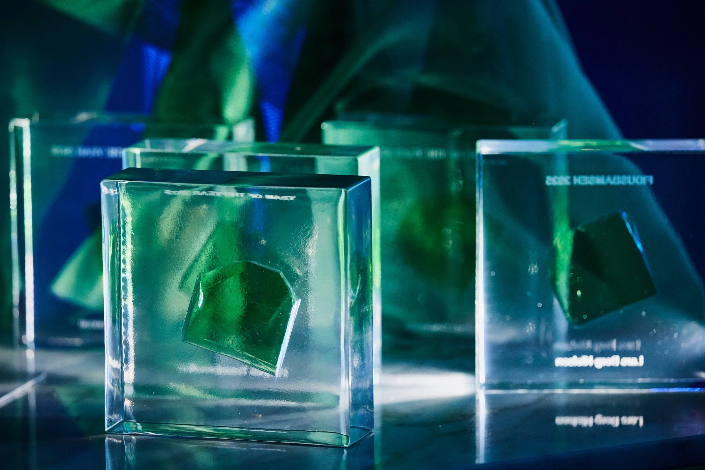 Artistic award objects created for Deloitte’s annual partner meeting