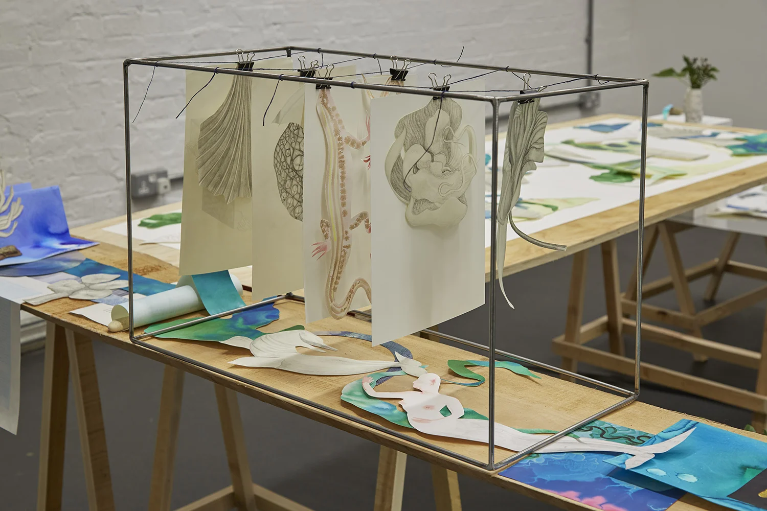 On The Edge of Time, Installation view at SPACE Art+Technology, Emma Löfström, 2016