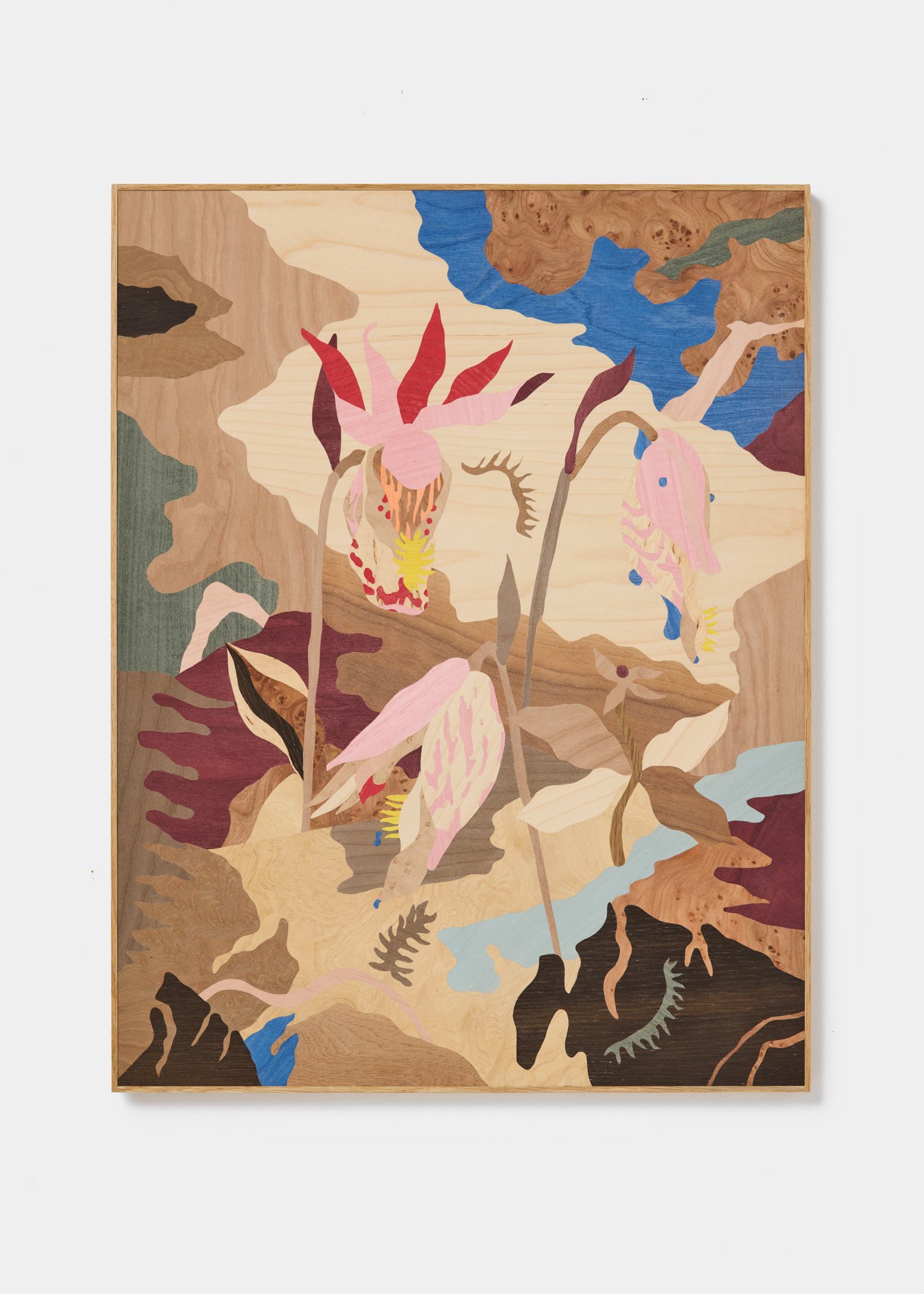   Nornan, undervegetationens illusionist,  intarsia, 2025 