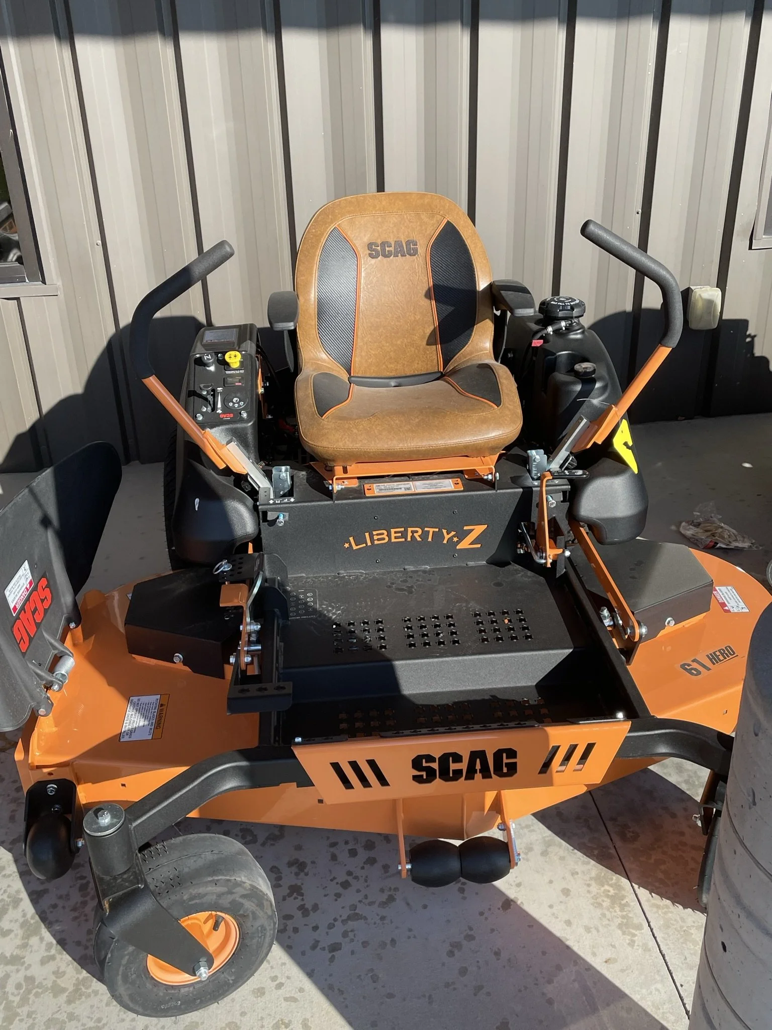  SCAG 61” LIBERTY Z ZERO TURN  27 HP    $6,000     