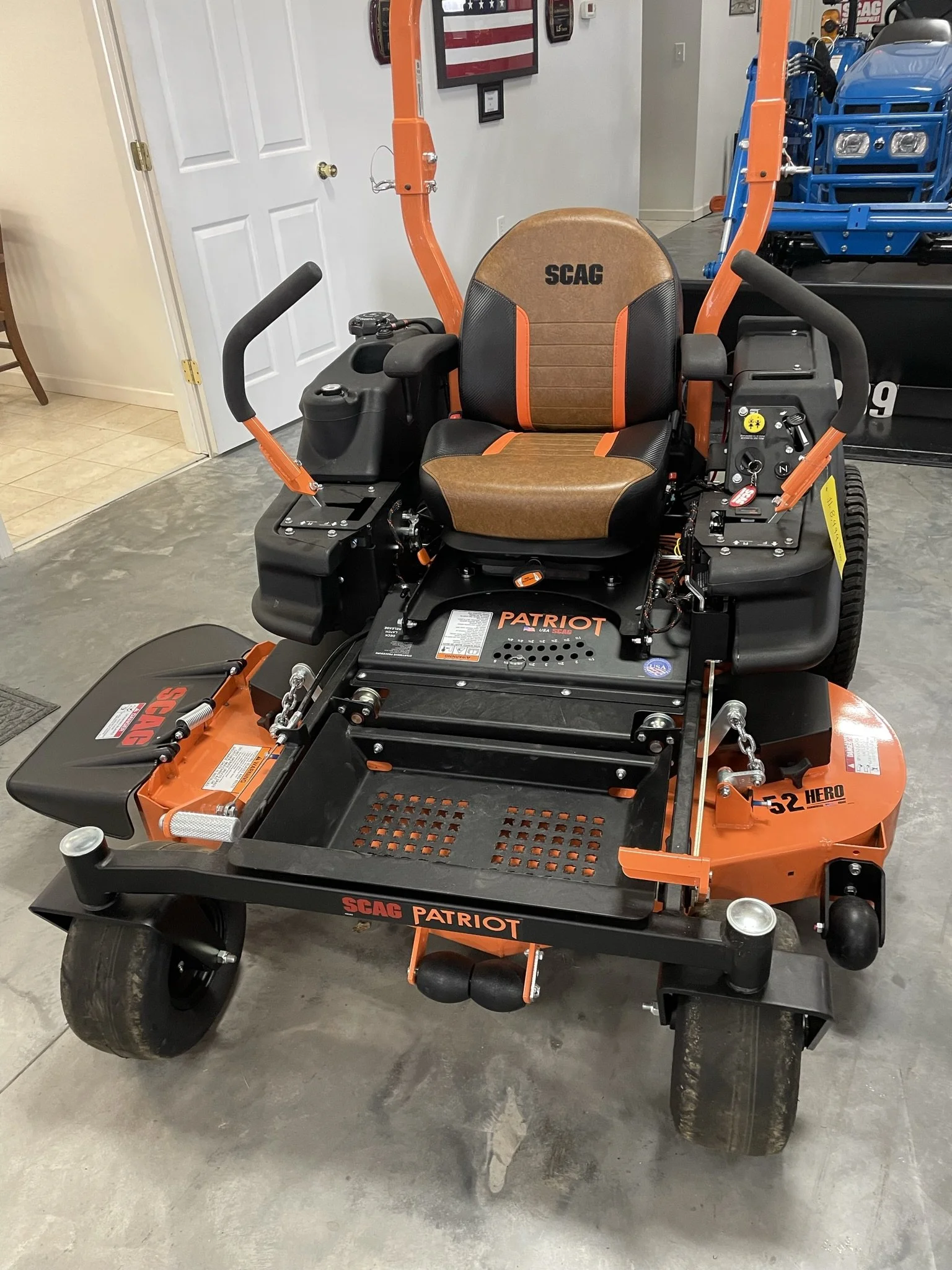  SCAG 52” PATRIOT ZERO TURN   $8,499   