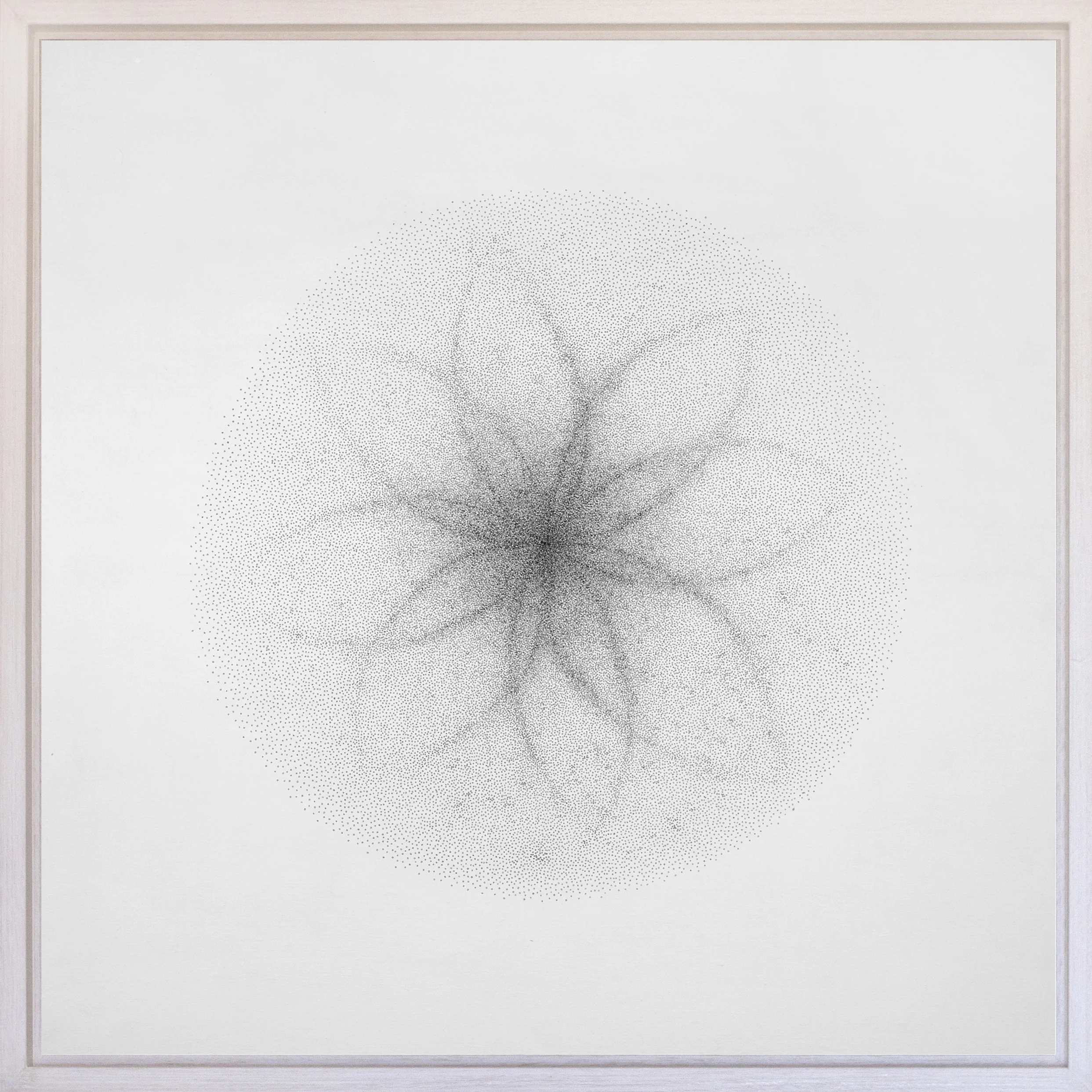 Corolla, 2017Ink on Japanese Kozo paper80 x 80 cm.[Ref. JE1]