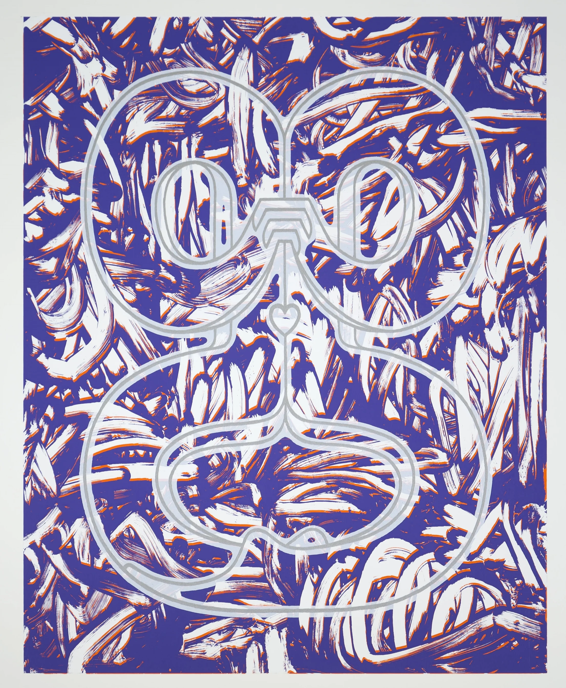 Easy Pray, 2017screen-print60 x 48 cm., ed. of 20[Ref. JK3]