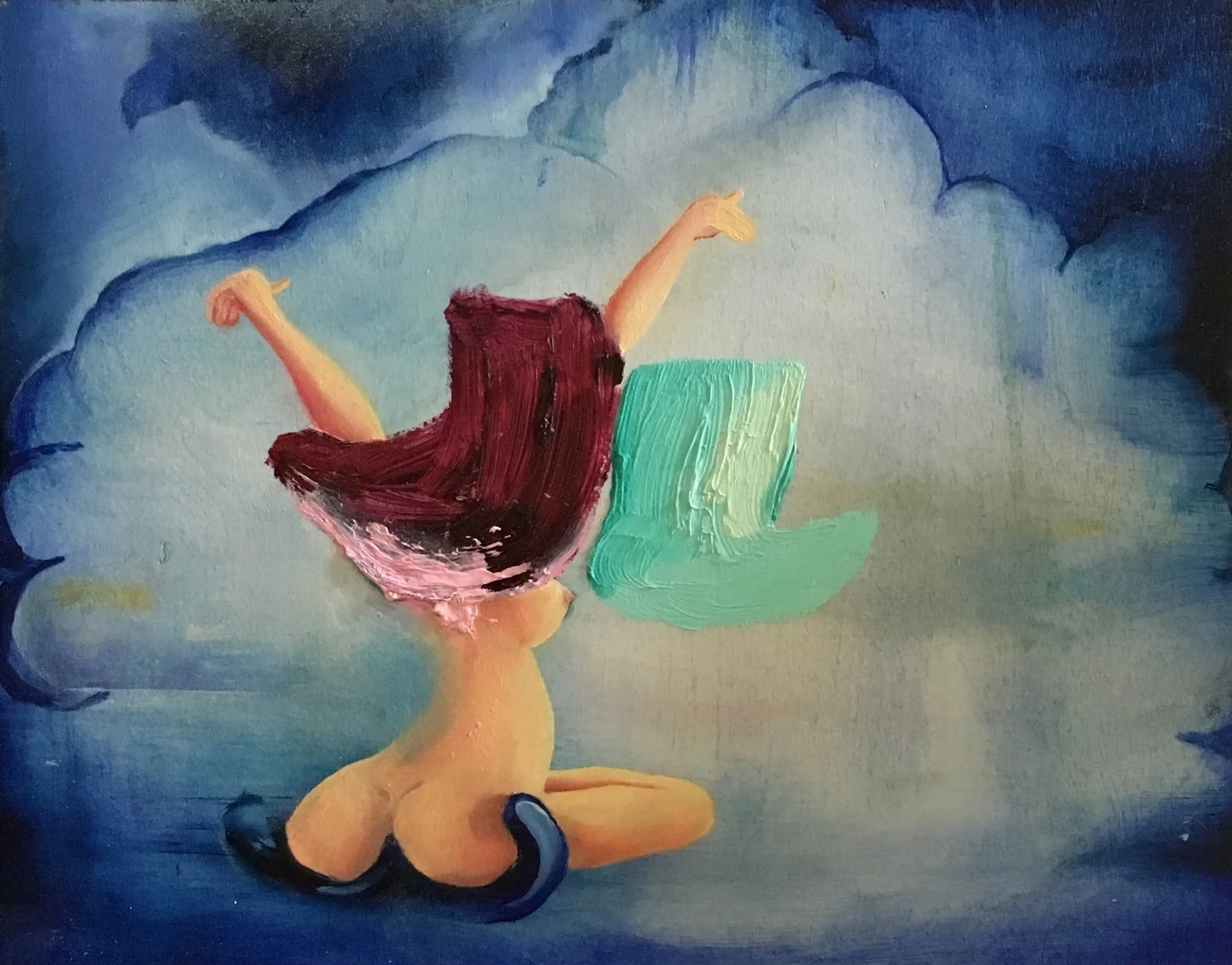 Untitled, 2016oil on board20.5 x 25.5 cm.[Ref. MF1]