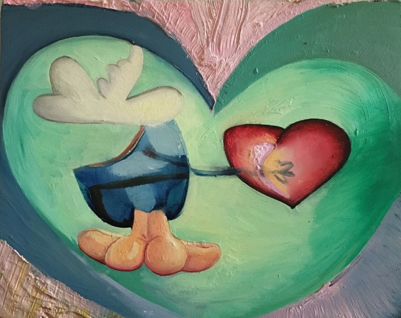 Untitled, 2016oil on board20.5 x 25.5 cm.[Ref. MF2]