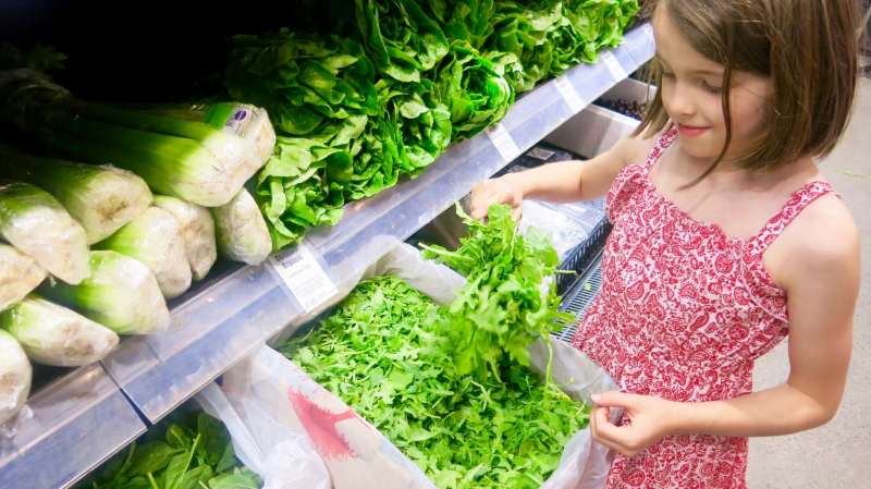 Meet my daughter Milla....it took the best part of five years to get my gal into greens...