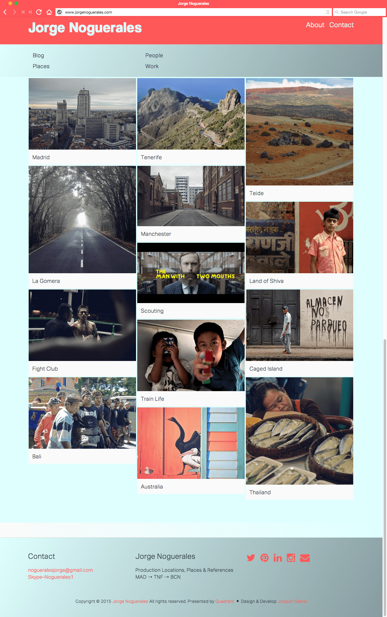 Landing Page · Desktop View