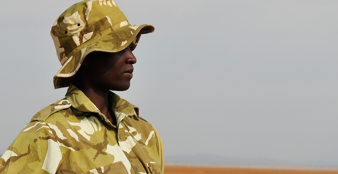 Neue Tarnuniform: Ranger in Kenia | © Foto by Gian Schachenmann