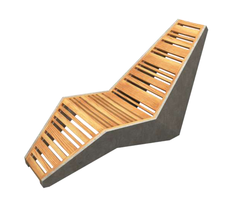 Designer: Jorge Gustavo González Boffil Project: Tumbona en hormigòn liviano