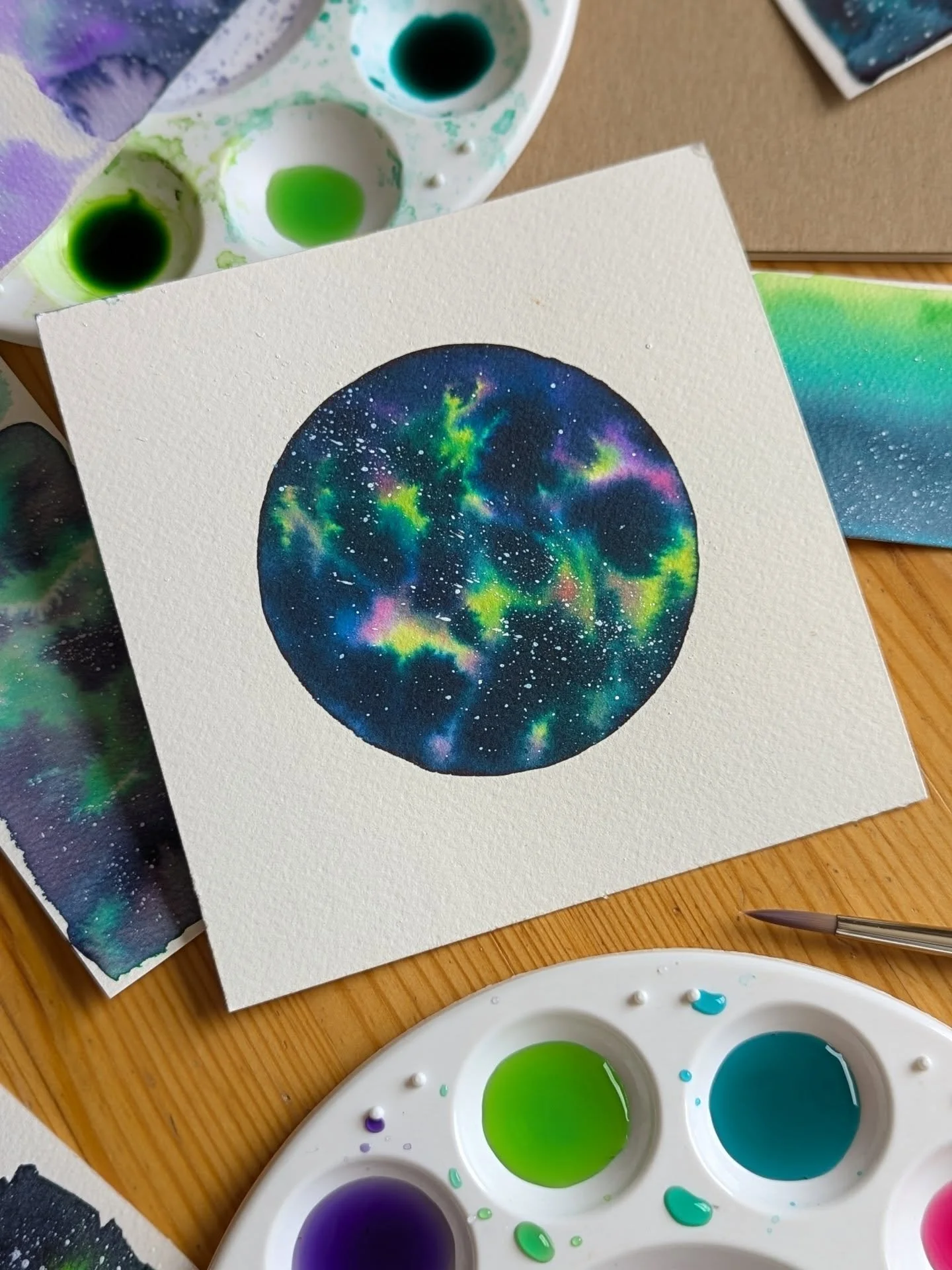 New watercolour workshops this spring!

First up is ✨Northern Lights✨ This is an updated version of my fan-favourite galaxy workshop, inspired by my new home. It's super beginner-friendly and always a blast!

 
Roblin, Ontario: 
Thursday, April 16, 6