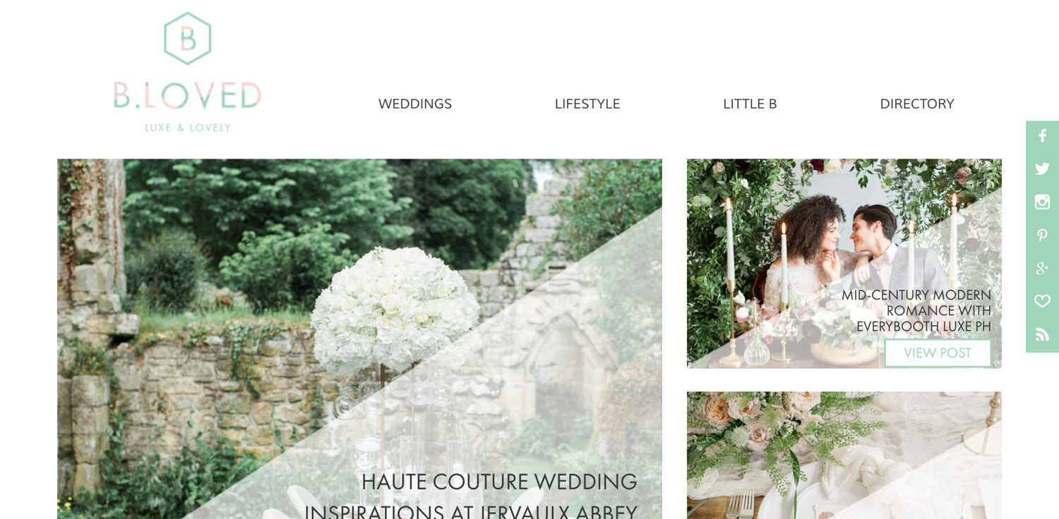 BLOVED Blog I Luxury Wedding Blog