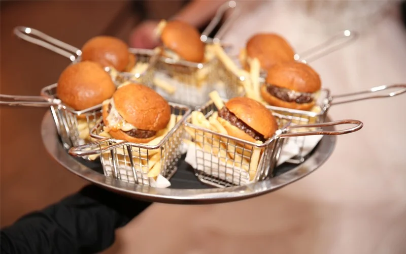 luxury wedding late night snacks