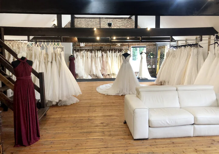 bridal showroom at the kent wedding centre