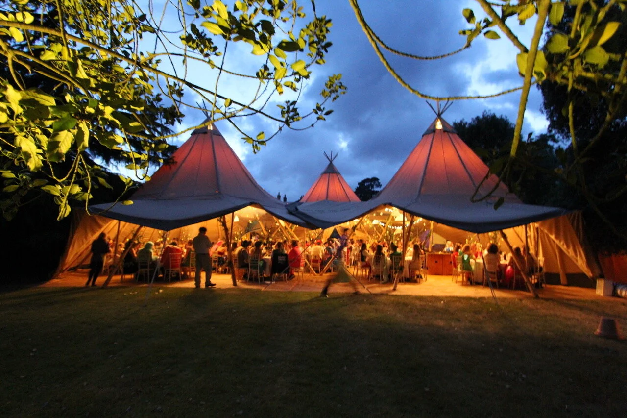 tipi wedding night
