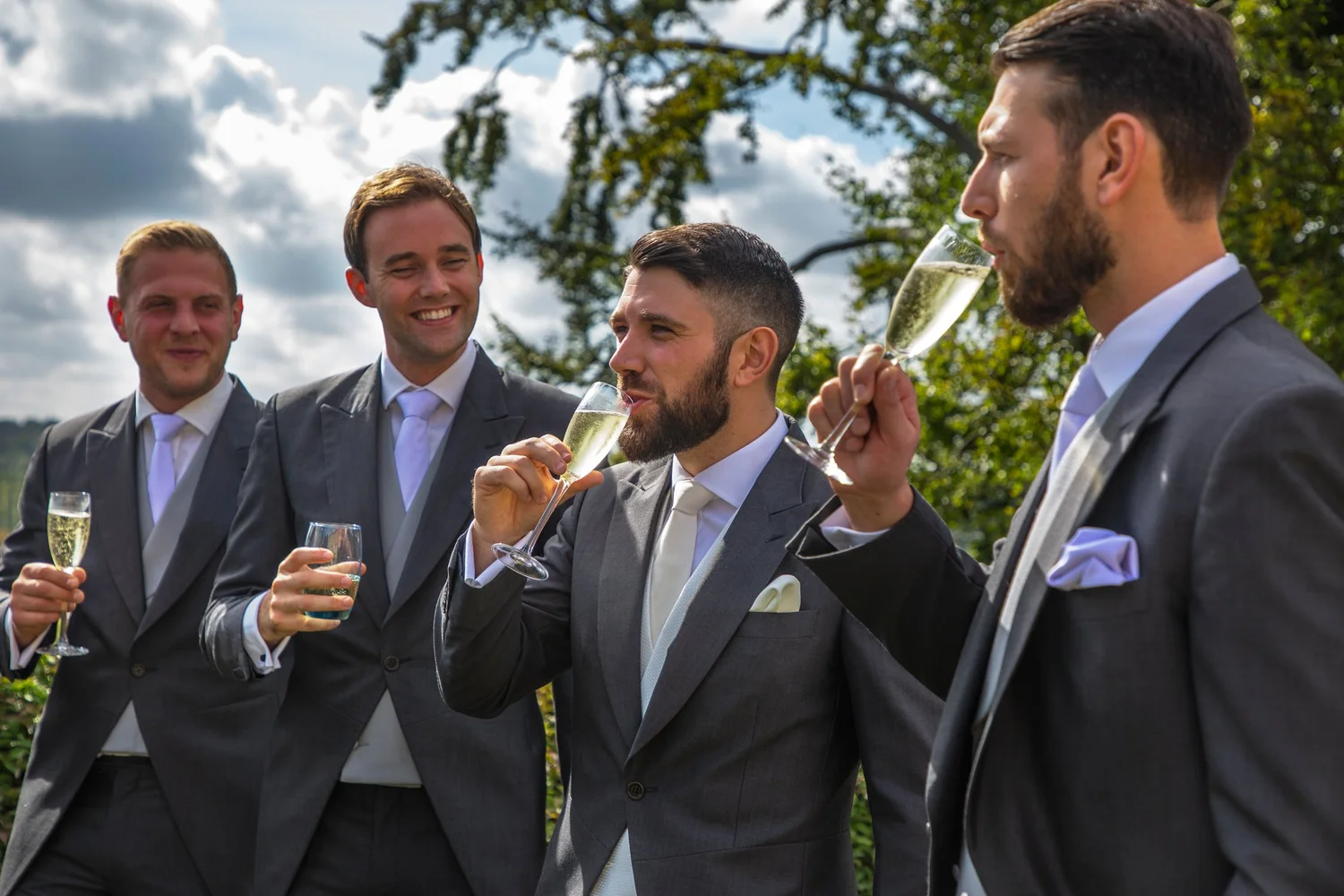 groom photography at wedding in kent