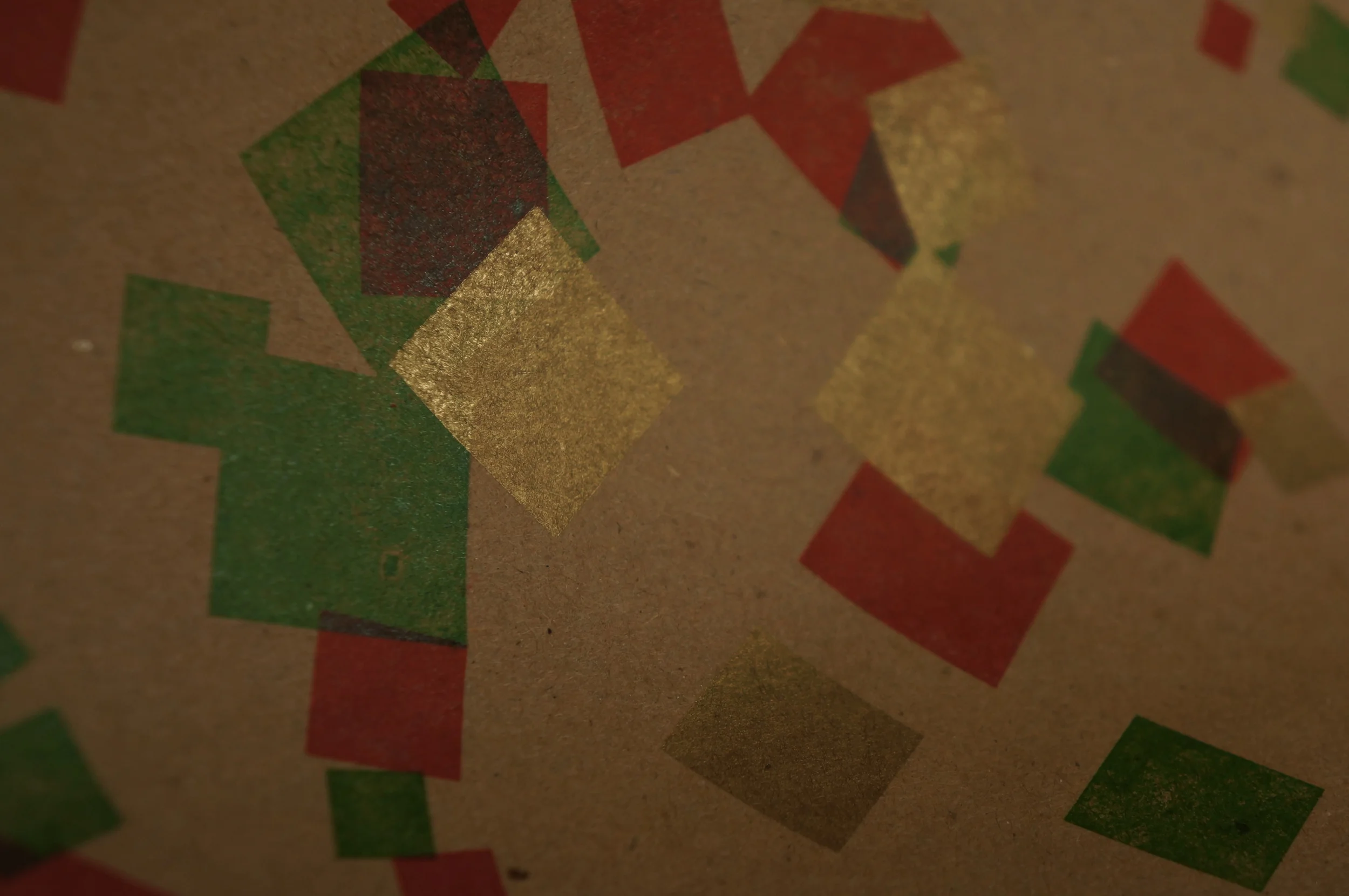 Paper Forward | Closeup: Confetti in Fruitcake | Wrapping leterpressed on 100% recycled paper