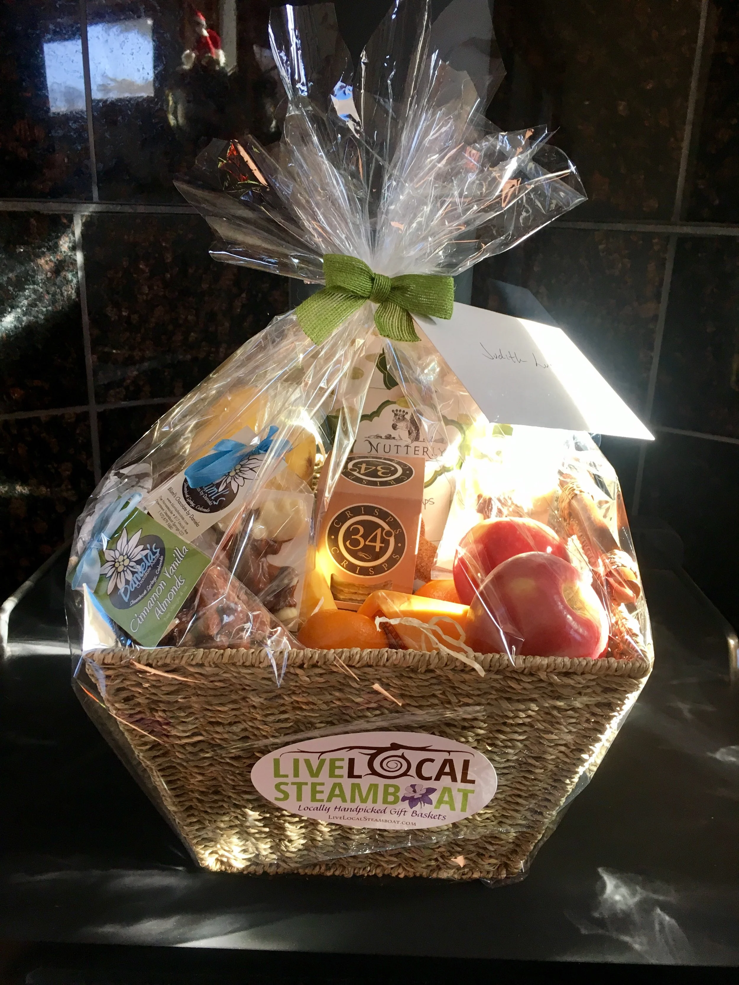 Nibbles in the 'Boat Basket — Live Local Steamboat Gift Baskets