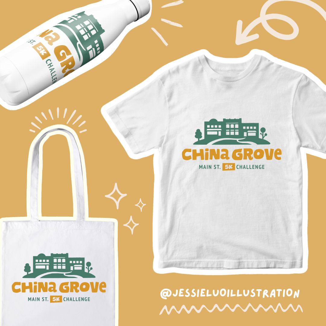 Green And White Illustrative Merchandise Mockup Instagram Post.png