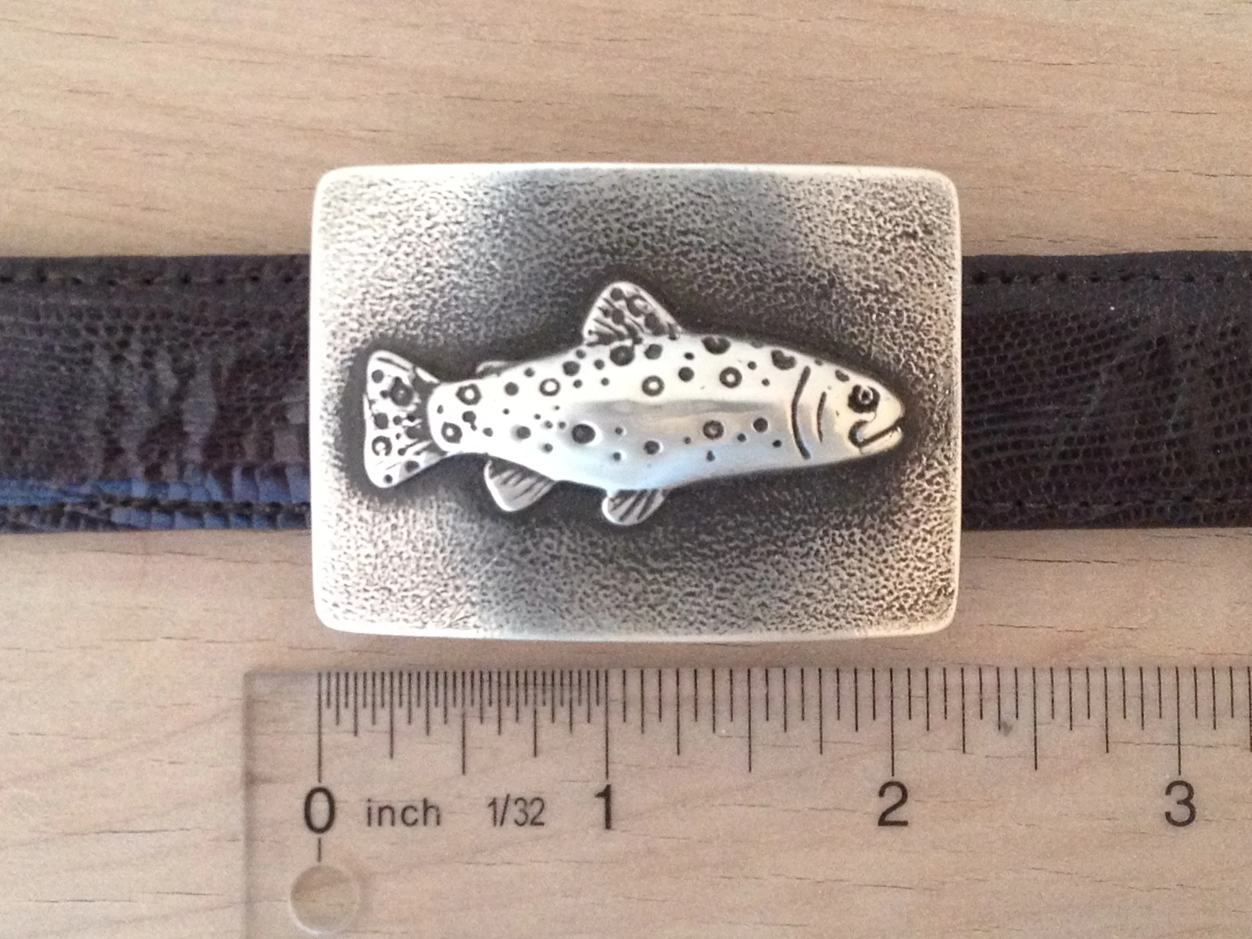 sterling silver rectangular belt buckle dimensions