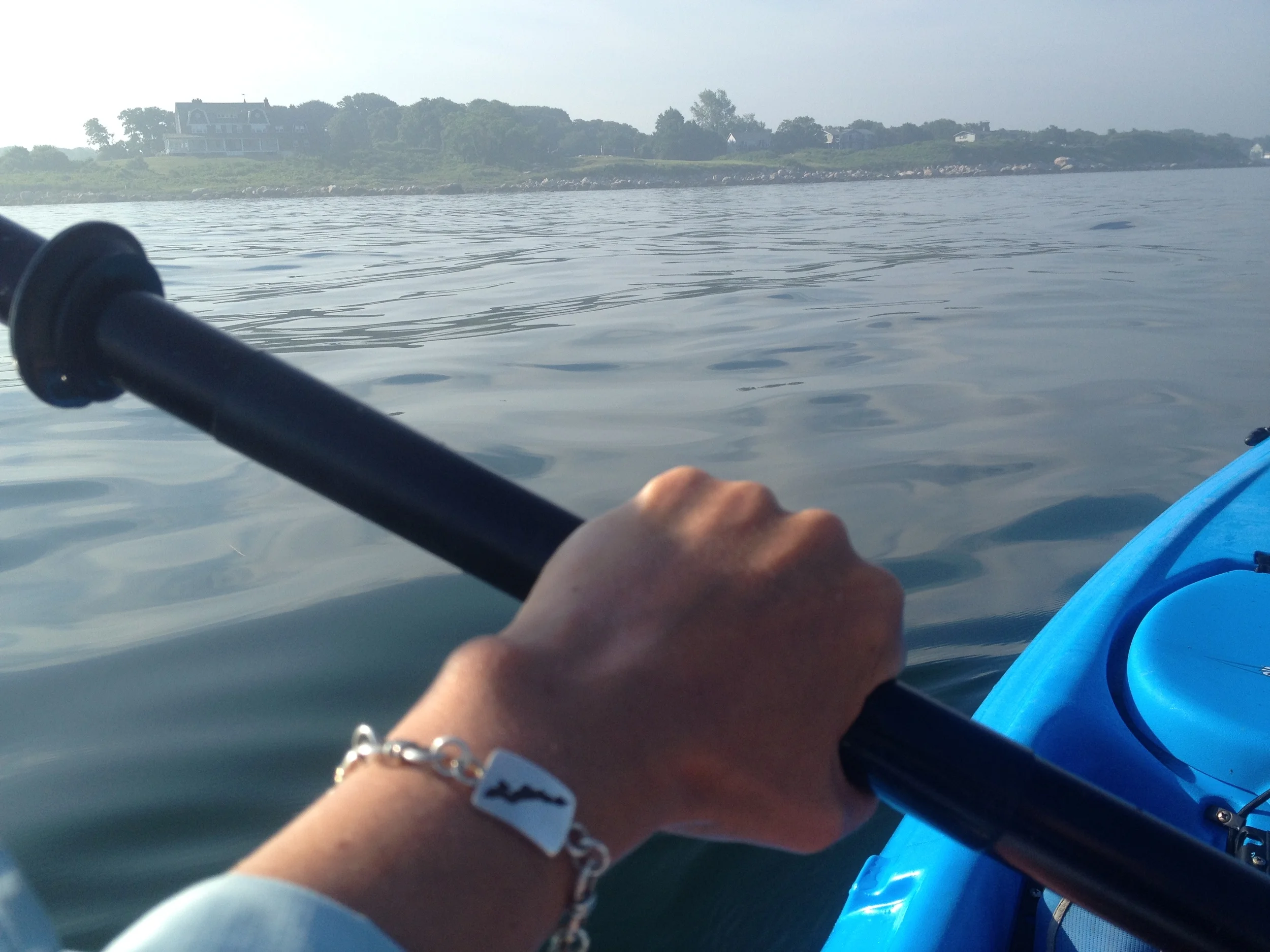 handmade sterling silver Fishers Island bracelet