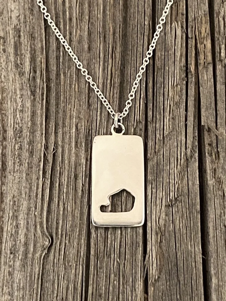 Lime Rock Park Dog Tag Necklace