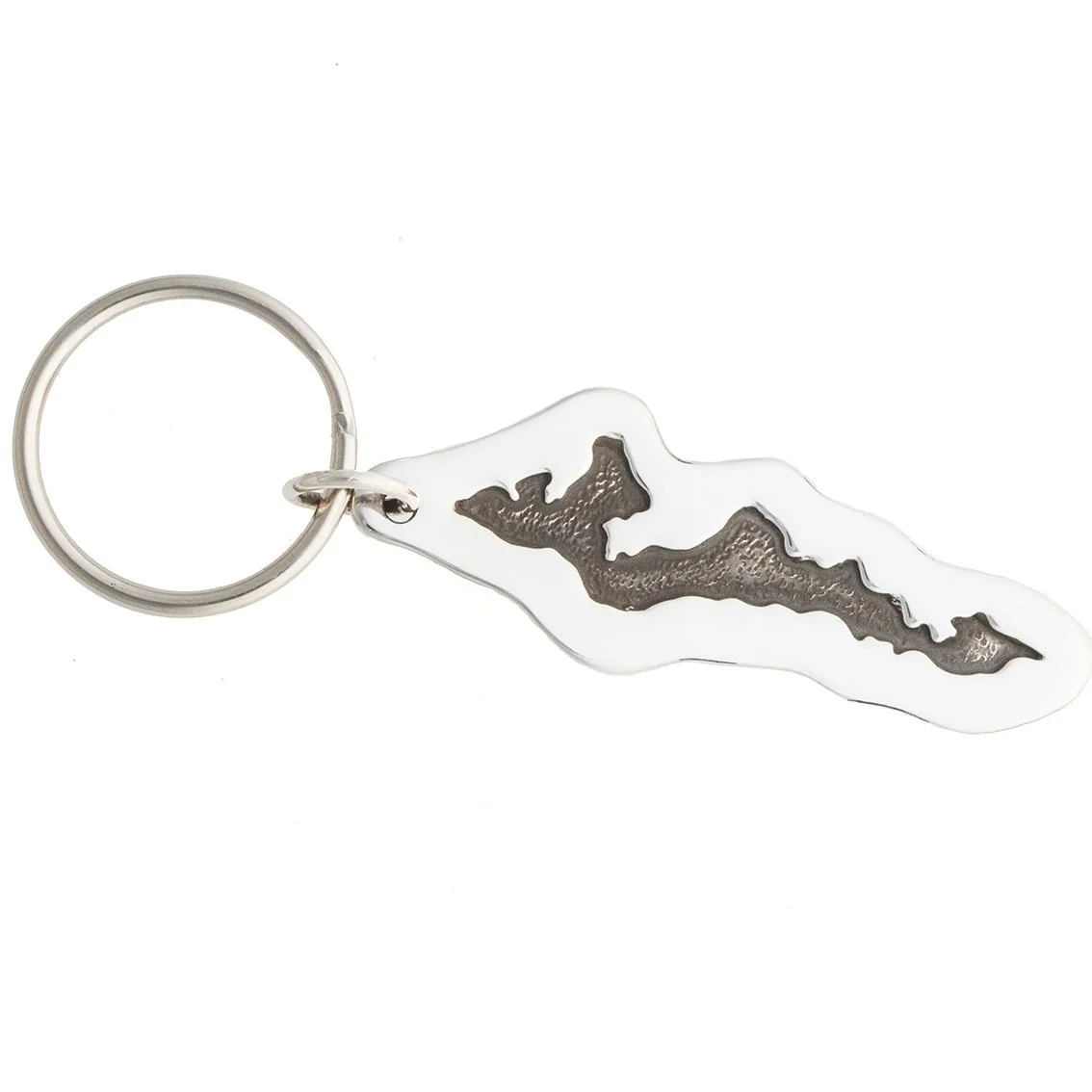 sterling silver Fishers Island key chain