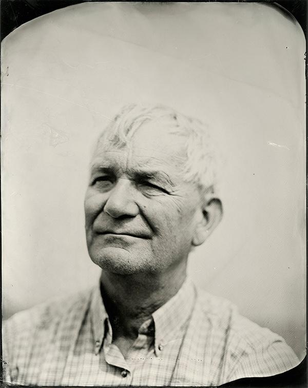 rob ball's portrait of martin parr at walpole bay