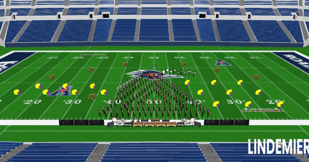This is my favorite set that I wrote all season! Fredericksburg HS brings to life the work of Sir Isaac Newton this fall in &ldquo;Sir Isaac&rdquo;. The ballad showcases his work with light and prisms, represented here with light (the color guard) re