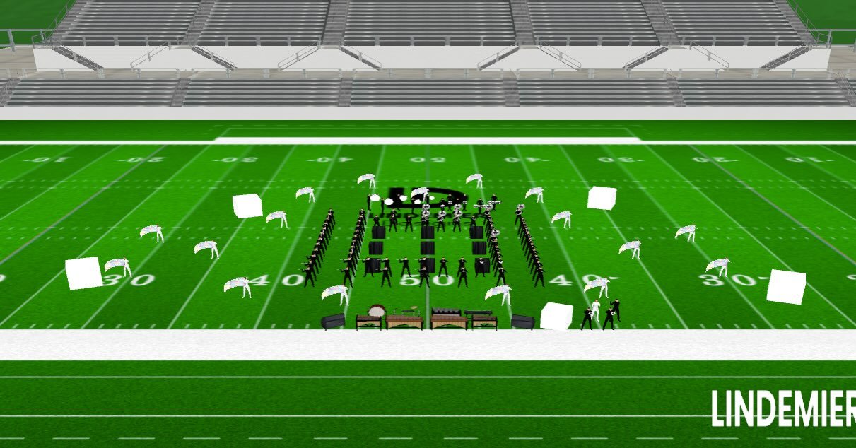 Long time program coordination and drill design client Alma High School presents &ldquo;varIant&rdquo;! This impact set allows for great coordination with the multiple cube props, and allows the guard to flood the field with color.
