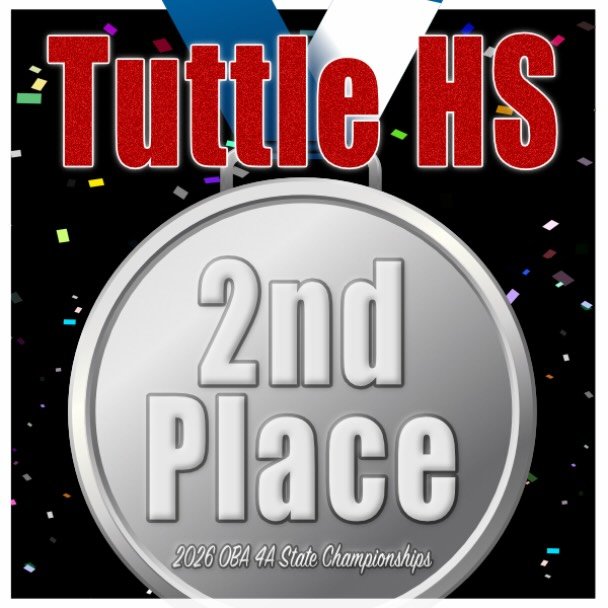 Major congratulations to the entire Tuttle High School band program on an incredible season and earning 2nd Place in 4A at the OBA State Championships! What a well-deserved reward for all the hard work the students and staff put in this year.

A huge