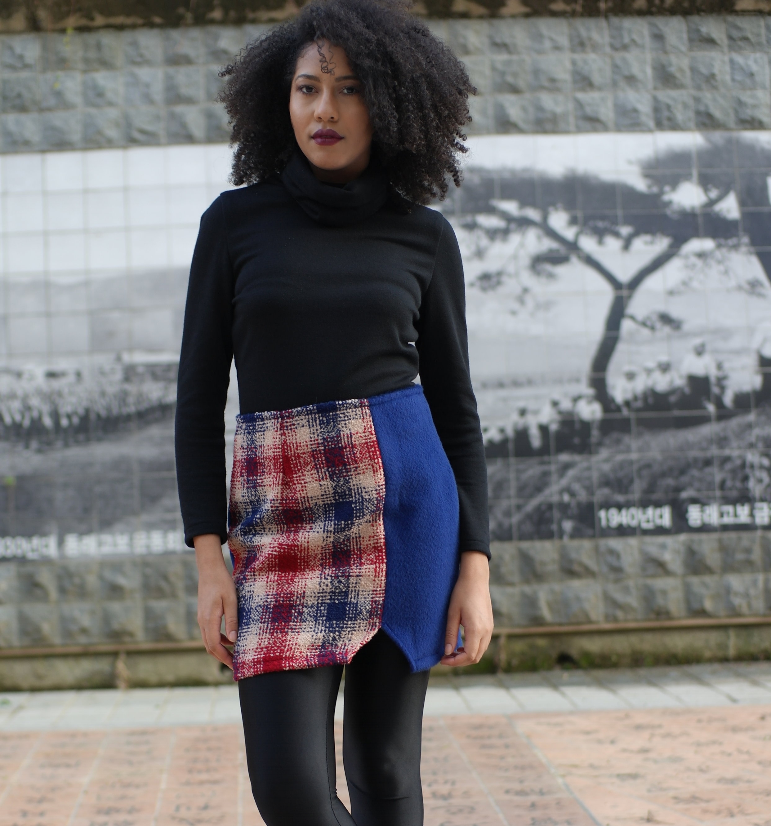 Wool Mini Skirt