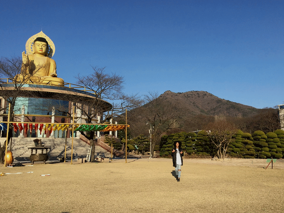 HONGBEOPSA TEMPLE, Busan, South Korea.