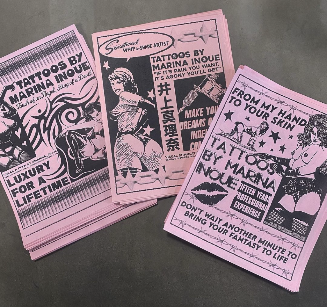 TATTOO FLYERS