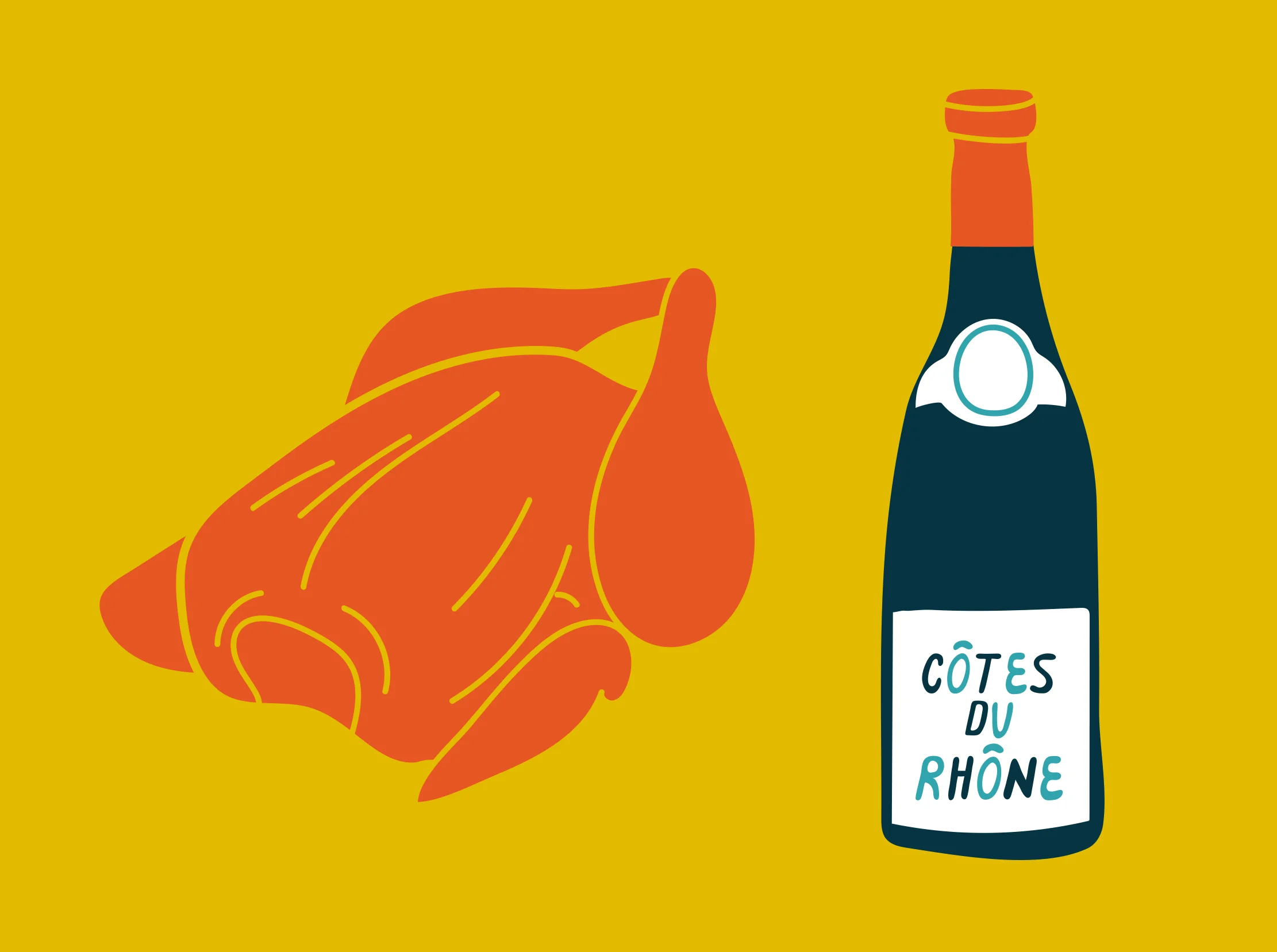 58. roast chicken and côtes du rhône on a sunday night (jamie s)