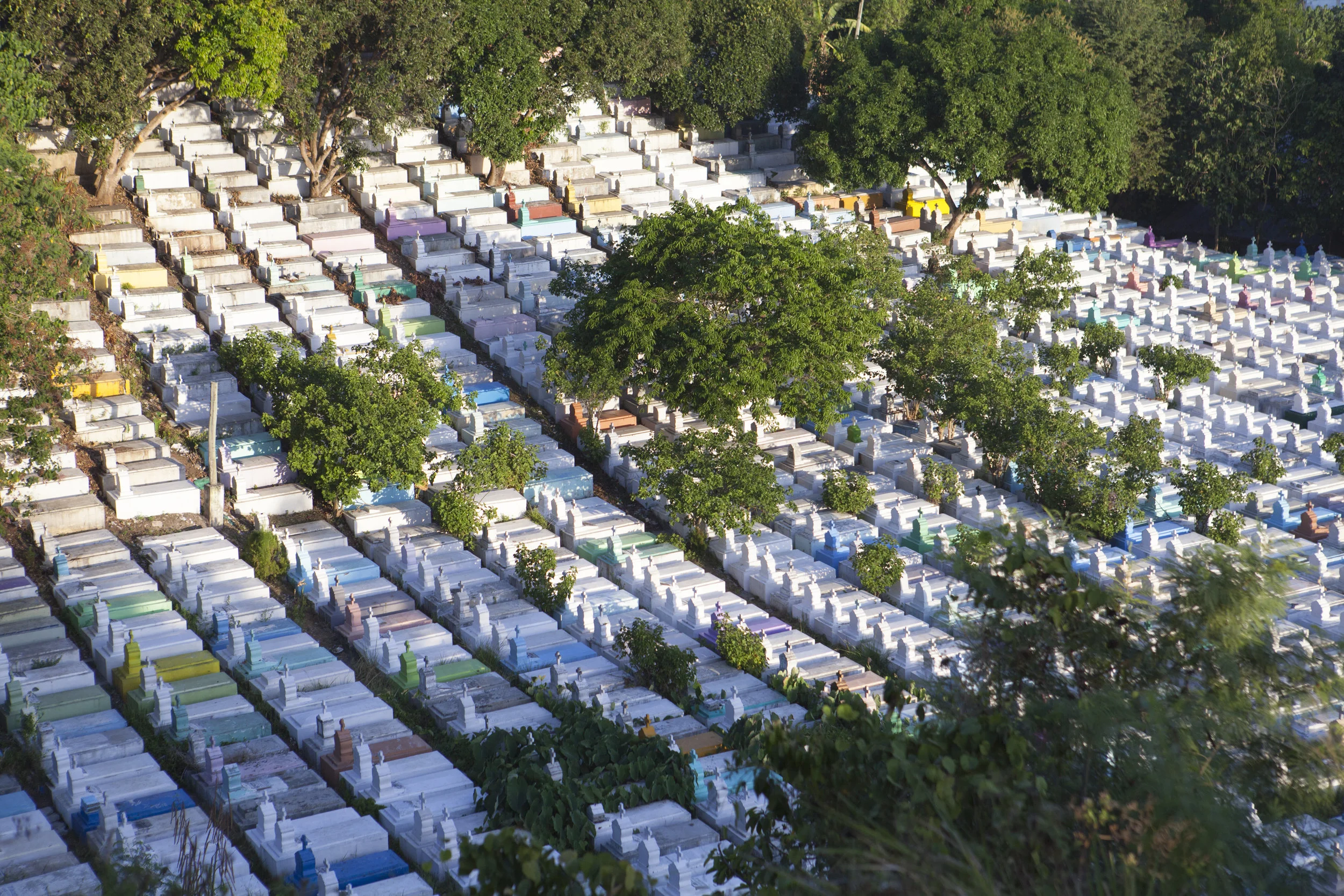 Aerial View of Wireless Cemetery