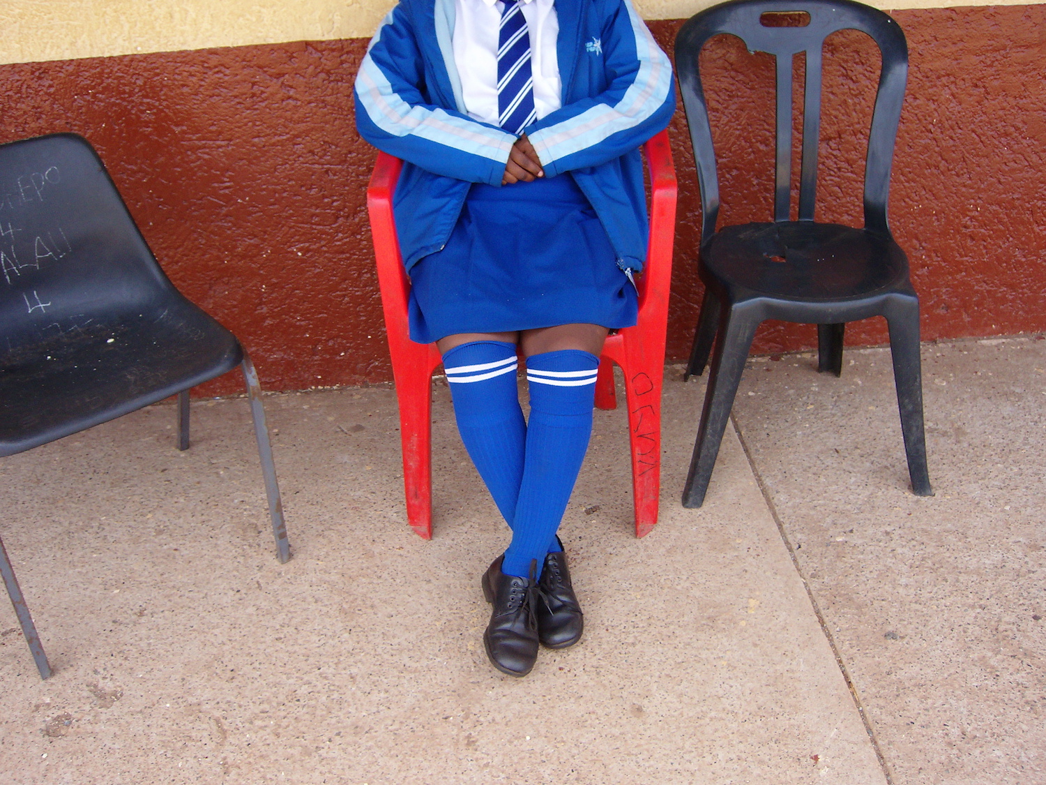 This photo means a lot to me because I'm wearing my uniform. When I was young I didn’t think I would go to secondary school. I'm so happy because my parents have decided to let me be educated. I will be able to support them. My mother believes in me