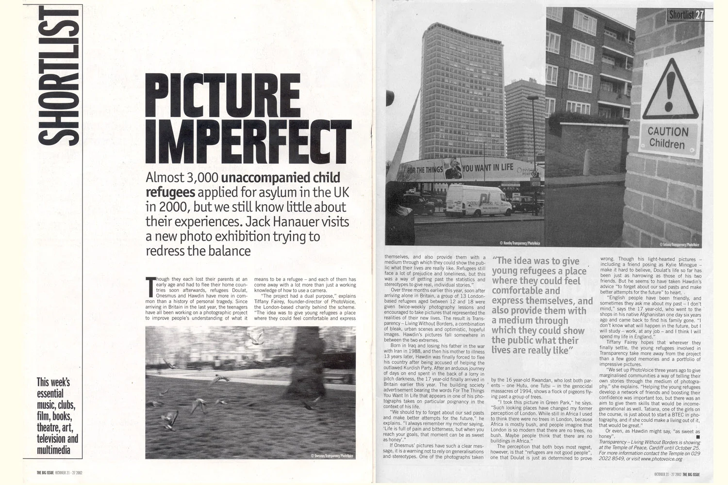 The Big Issue, 2002