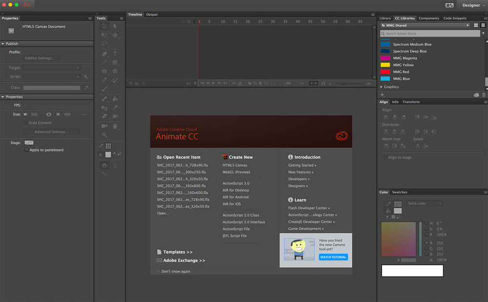 Animate CC vs. GWD — Alex Bodkin Creative Design Animate CC vs. GWD — Alex Bodkin Creative Design