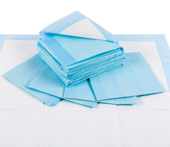 The standard look of a doggy “pee-pad” – not exactly appealing to have sitting in your home.