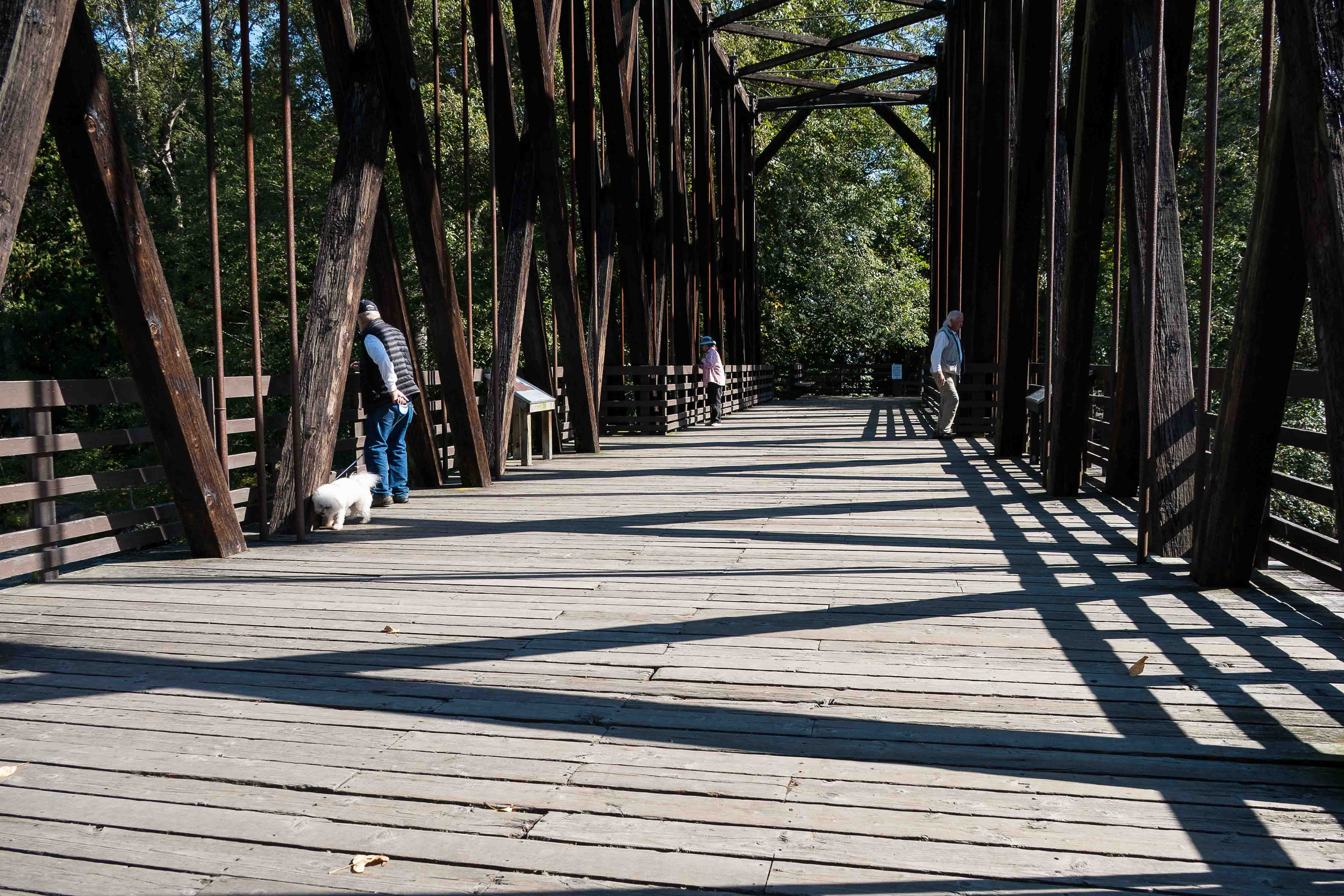  Over 100,000 people utilize the Olympic Discovery Trail every year.&nbsp; A portion of the bridge is still open during construction this fall. 