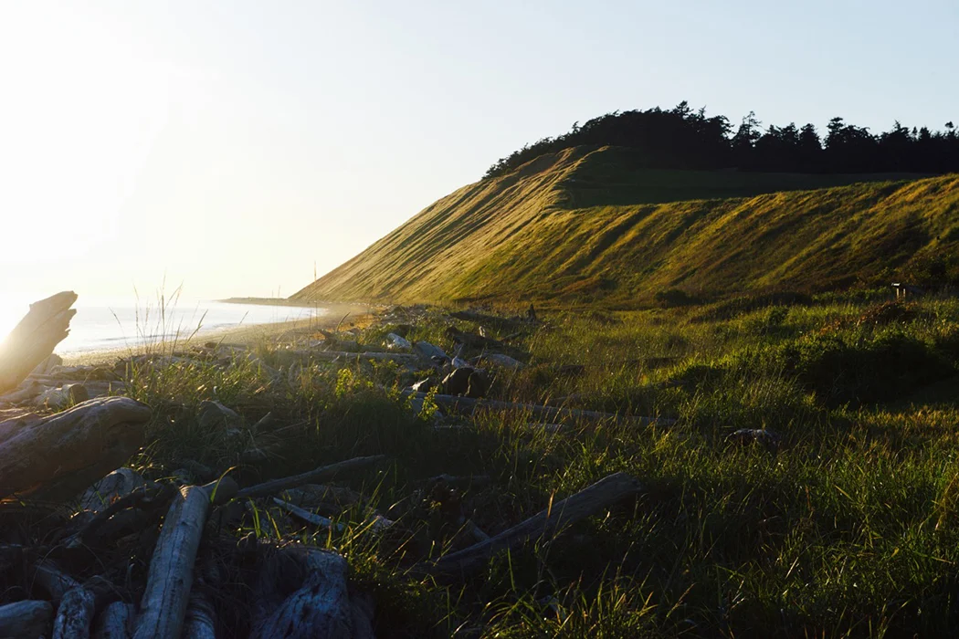 Ebey's Landing: "My favorite place to visit this time of year is the bluff trail at Ebey’s Landing. It is beautiful in any season but this time of year, it’s a great place for storm watching. Dress for the wind! Hike up the bluff and nestle into the driftwood and sand dunes to watch the weather change out over the water." -// Carrie Krueger, Director of Marketing.