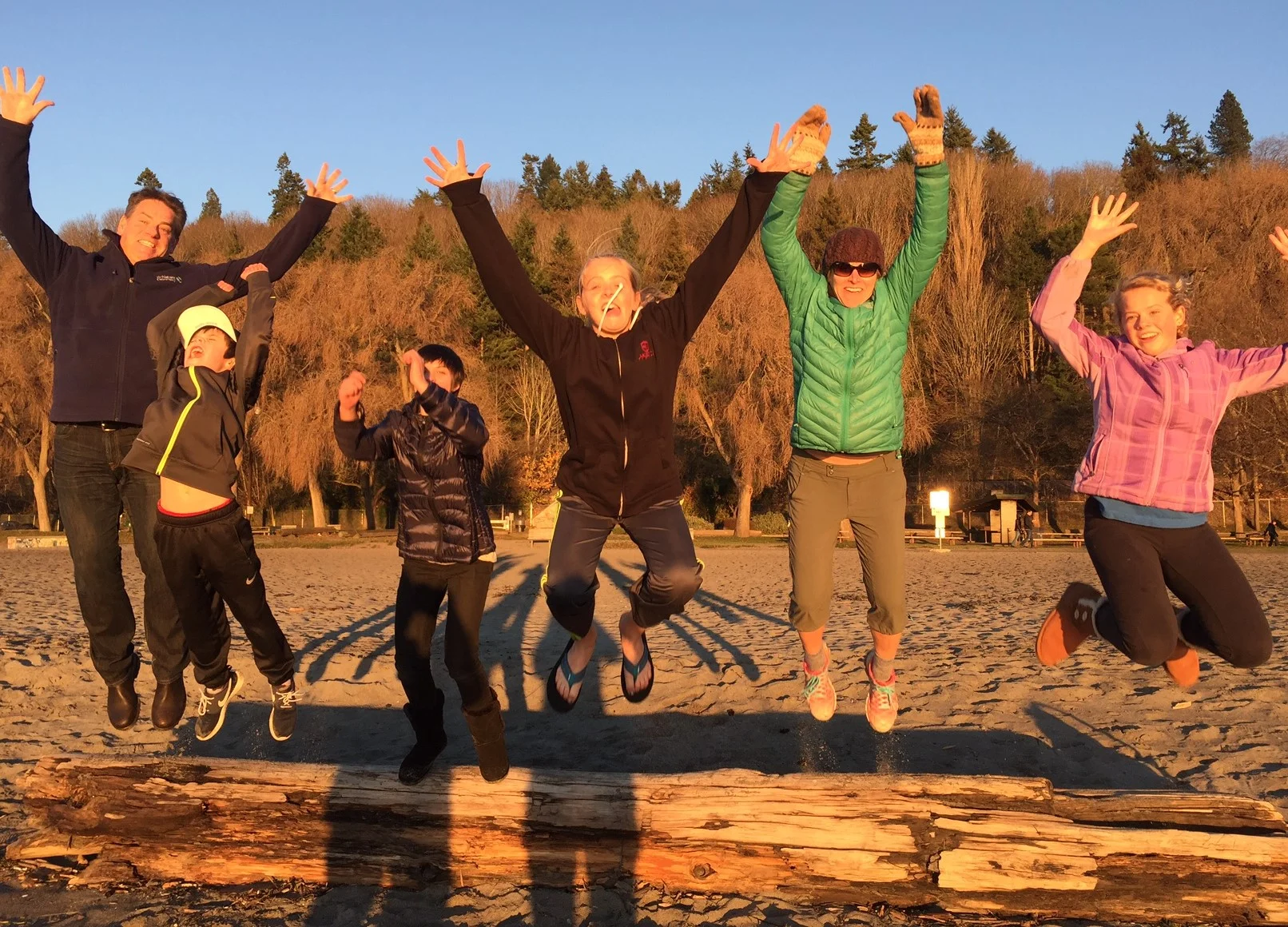 Golden Gardens Park: "When out-of-town friends visit us for Thanksgiving, we head over to Golden Gardens in Seattle for the brisk winter breeze and the glorious sunset. Try it! You might want to jump for joy!" // James Schroeder, Director of Forest Conservation & Partnership.