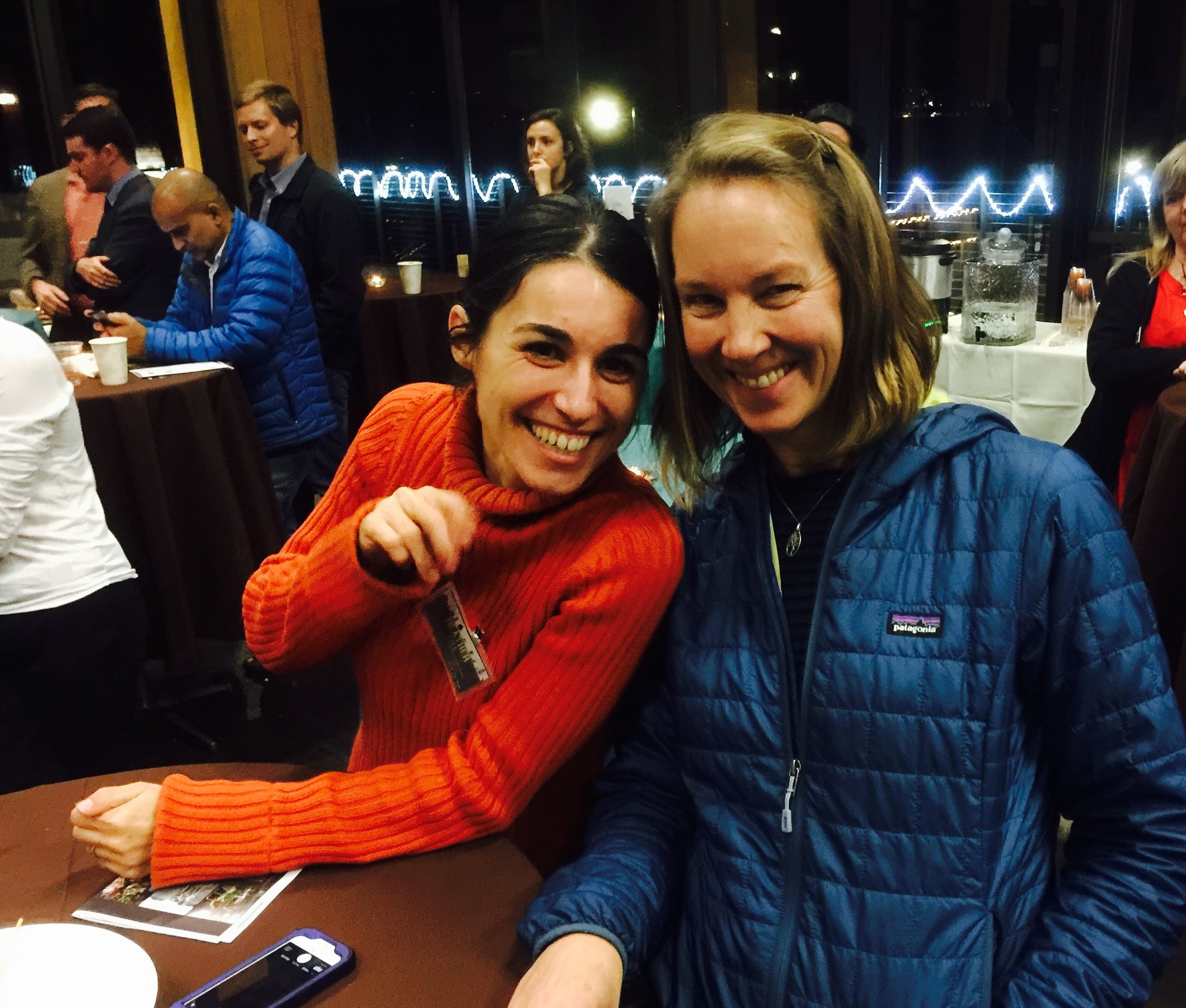  Heather Cole (left) and Jenny Baker at the event 