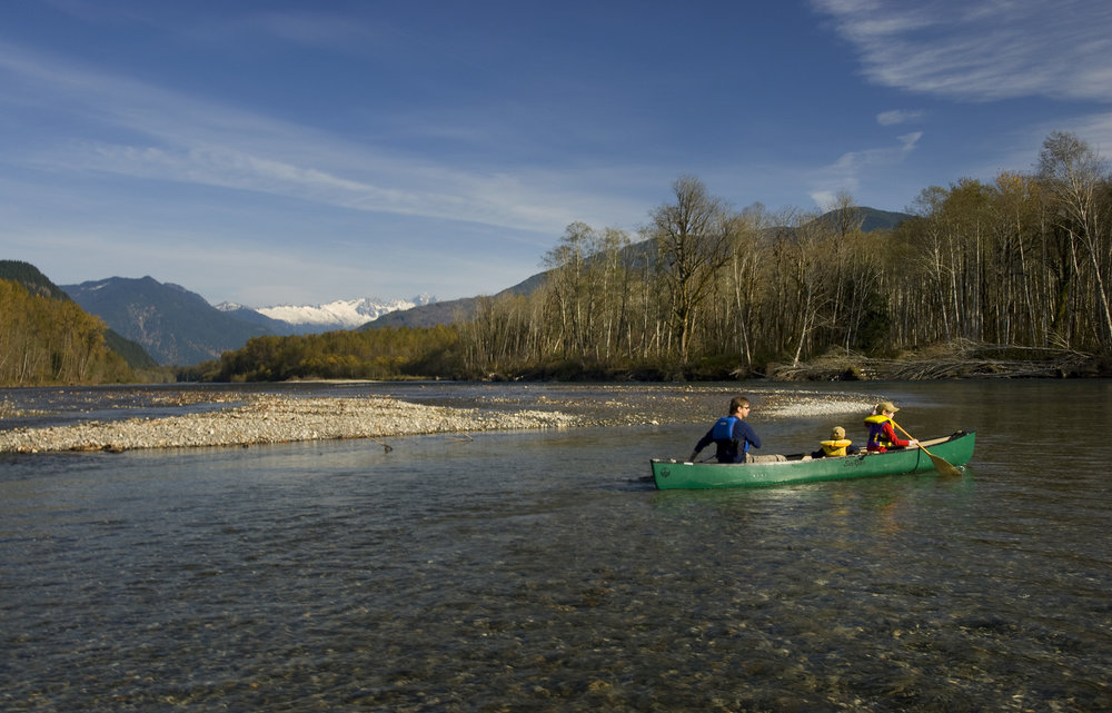  Recreational access to the Skagit Wild & Scenic River is protected by LWCF. Photo by Bridget Besaw. 