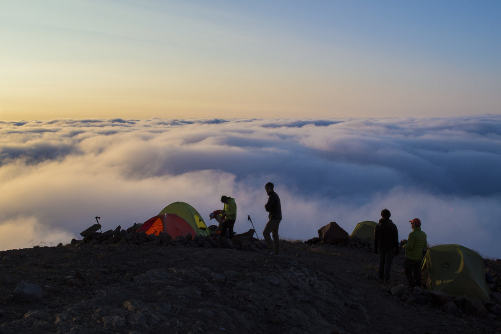  In the North Cascades, campers enjoy the sunset in the Mount Baker – Snoqualmie National Forest in Whatcom County, protected by LWCF. Photo by Jacob Hall      