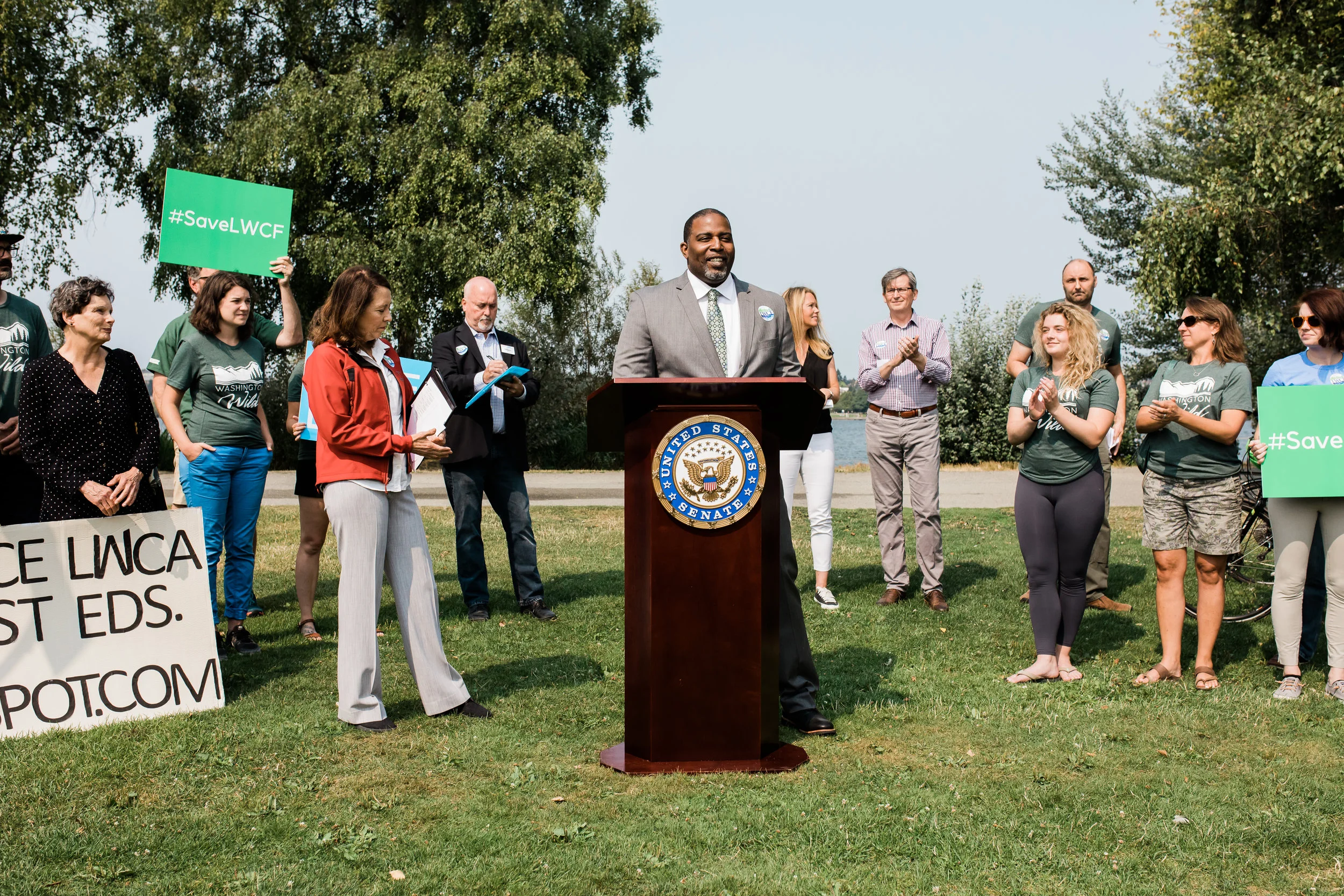 Tukwila City Council Member De’Sean Quinn said it well when he called LWCF-protected parks and open space “infrastructure for our well-being.” Photo by Stevie Rotella